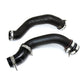HPS Performance HPS Intercooler Hot Charge Pipe and Cold Side with Black Hoses 15-17 Ford Mustang Ecoboost 2.3L Turbo, Polish