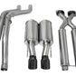 Corsa Performance 2.5" Dual Center Rear Exit Cat-Back Exhaust System with 4.0"
