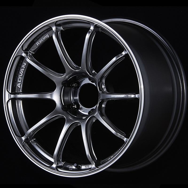Advan RSIII 19x8.5 / +51 Offset / 5x114.3 / 73mm Bore / Racing Hyper Black and Ring YA39H51EHBR
