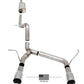 Corsa 18-21 Jeep Wrangler JLU 3.6L 2.75in Sport Cat-Back Exhaust w/ American Flag Tips 21124USA