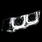 Anzo 2014-2015 Chevrolet Camaro Projector Headlights w/ U-Bar Chrome