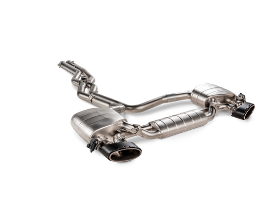 Akrapovic 2022+ Audi RS7 Sportback (C8) OPF/GPF Evolution Line Cat Back (Titanium) w/ Carbon Tips S-AU/TI/19H
