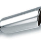 Borla 2.25in Inlet 4in Round Rolled Angle Cut x 12in Long Embossed Exhaust Tip 20245