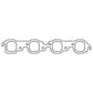 Cometic Gasket Cometic Chevrolet Big Block V8 .060in. HTS Exh Mani Gasket Set - 2.090in. x 2.090in. Square Ports C15325HTS