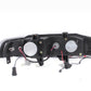 Anzo 1990-1993 Honda Accord Projector Headlights w/ Halo Black 1pc