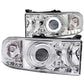 Anzo 1994-2001 Dodge Ram Projector Headlights w/ Halo Chrome