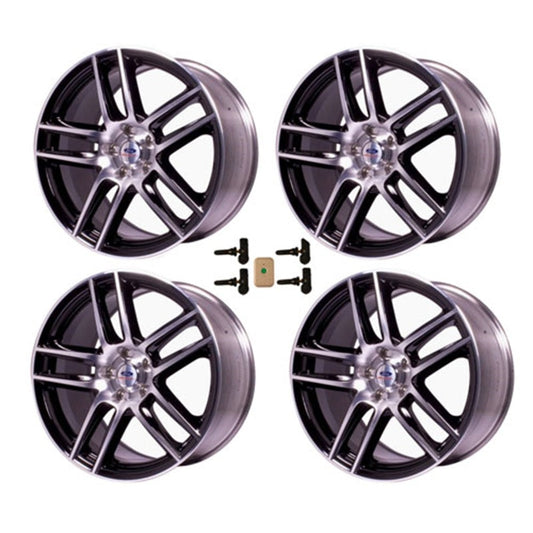 Ford Racing Mustang BOSS 302S 19X9 Front 19X10 Rear Wheel Set with TPMS Sensor Kit M-1007KIT-DC19910LGB