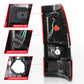 ANZO 1999-2002 Chevy Silverado 1500 LED Taillights Plank Style Chrome With Red/Clear Lens 311326
