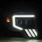 AlphaRex 09-14 Ford F-150 PRO-Series Projector Headlights Plank Style Black w/Activ Light/Seq Signal 880481 *Discontinued