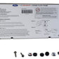 Ford Racing Slim License Plate Frame - Brushed Stainless Steel M-1828-SSC