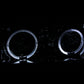Anzo 1991-1994 Toyota Land Cruiser Crystal Headlights w/ Halo Chrome