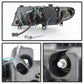 Spyder BMW E46 3-Series 02-05 4DR Projector Headlights 1PC 3D Halo Blk PRO-YD-BMWE4602-4D-3DDRL-BK 5031877