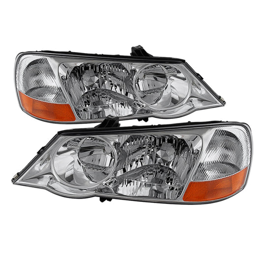 SPYDER Xtune Acura Tl 2002-2003 Hid Model Only OEM Style Headlights Chrome HD-JH-ATL02-HID-C 9029523