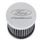 Ford Valve Cover Breather w/ Steel Top Chrome FRD302-236