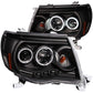 Anzo 2005-2011 Toyota Tacoma Projector Headlights w/ Halo Black