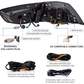 Mitsubishi Lancer & EVO X LED Tail Lights Upgrade (2008-2018)