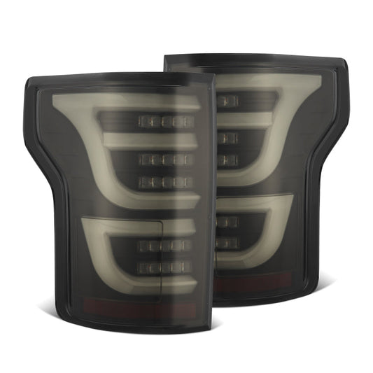 AlphaRex 15-20 Ford F150 Luxx-Series LED Tail Lights Alpha-Black 652040 *Discontinued