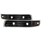 SPYDER Xtune Chevy Silverado 99-02 Amber Reflector Bumper Lights Black CBL-JH-CS99-AM-BK 5064271