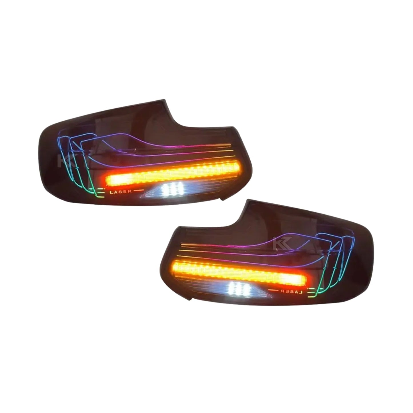 BMW 2 Series F22 / F87 CSL RGB Style LED Tail Light Assembly with Turn Signal 2014 - 2021 (Replaces 63211384009)