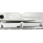 Ford Chrome Steel Valve Cover Set w/Ford Racing Logo FRD302-070