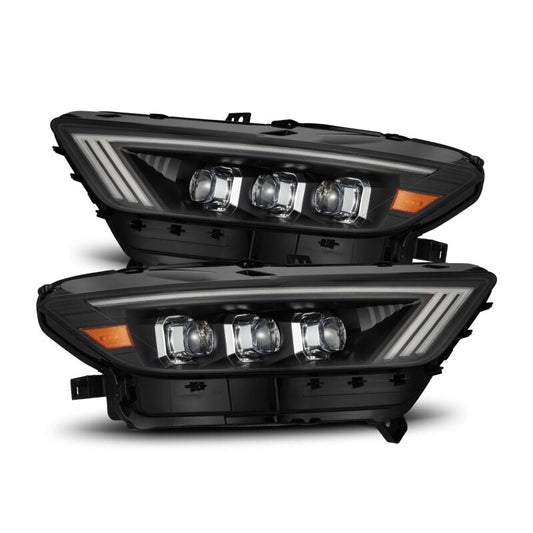 AlphaRex 15-17 Ford Mustang NOVA Series LED Projector Headlights Blk 880144 *Discontinued