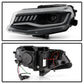 Spyder Chevy Camaro 16-18 Halogen Model Full LED Headlights Black PRO-YD-CCAM16HALAP-SEQ-BK 5087317