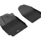 3D MAXpider 2019-2020 Hyundai Veloster Kagu 1st Row Floormat - Black L1HY08911509
