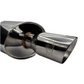 SPDZ1 World Spec 2.5 Inch Muffler Oval 2.5" Inlet 3.5" Outlet