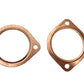 SPDZ1 2-Bolt Copper Exhaust Flange Gasket 2.5" & 3" | High Temp Reusable Seal