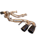 SPDZ1 Catback Exhaust For Chevrolet Corvette C8 2020+ Black Tips 6.2L V8 3" Race Series