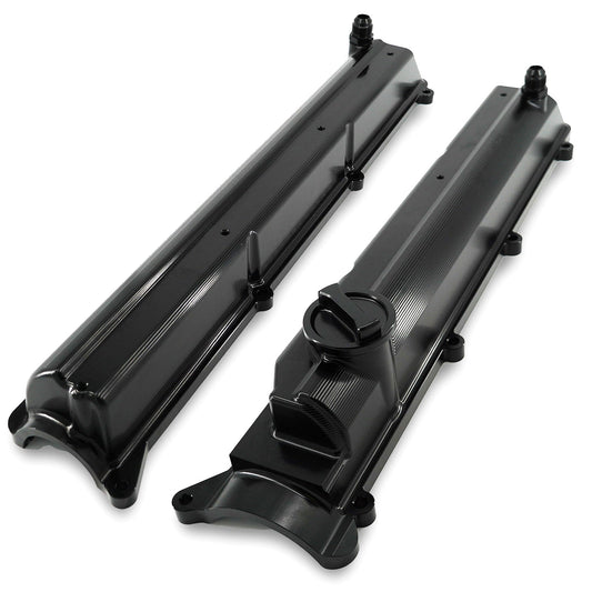 Toyota Supra 2JZ GTE Non-VVTI Billet Valve Covers Anodized Oil Cap Bolts 2J AN10