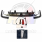 2018-2022 Honda Accord Rear V2 Diffuser With Red & Clear White Brake Light