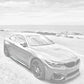 BMW 3 Series F80 M3 | 4 Series F82 M4 M Performance Style Carbon Fiber Side Skirts (2015 - 2019)