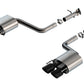 Borla 15-24 Lexus RC F Axle-Back Exhaust System S-Type - Black Chrome 11981BC