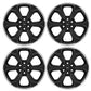 Ford Racing 2024 F-150 22in Wheel Kit - Black w/Machined Face M-1007K-S2295BA