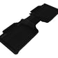 3D MAXpider 2012-2020 Toyota Tacoma Access Cab Kagu 2nd Row Floormats - Black L1TY09121509