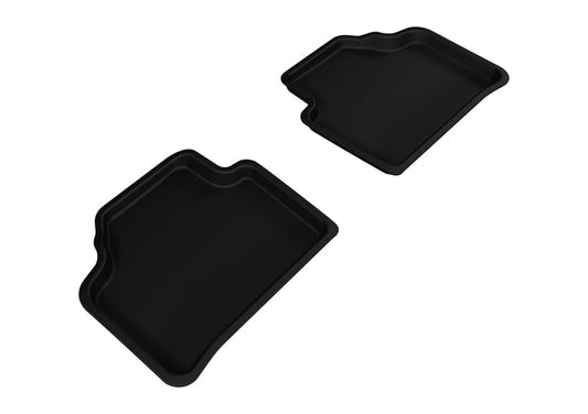 3D MAXpider 2013-2015 BMW X1 E84 Kagu 2nd Row Floormats - Black L1BM01721509