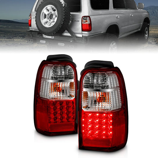 Anzo 2001-2002 Toyota 4 Runner LED Tail lights Red/Clear
