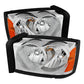 SPYDER Xtune Dodge Dakota 05-07 Crystal Headlights Chrome HD-JH-DDAK05-AM-C 9025334