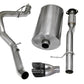 Corsa 07-08 Chevrolet Avalanche 6.0L V8 3in Cat-Back Single Side w Twin 4in Black Pro-Series Tips 14246BLK