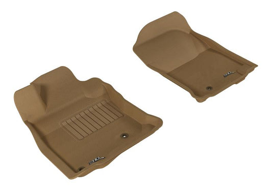 3D MAXpider 2010-2012 Toyota 4Runner Kagu 1st Row Floormat - Tan L1TY04411502