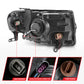 Anzo 2008-2012 Ford Escape Projector Headlights w/ Halo Black