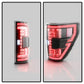 SPYDER 21-23 Ford F150 (Factory Halogent) Light Bar LED Tail Lights - Black (ALT-YD-FF15021HAL-BK) 5088772