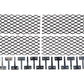 OLM S207 Style Paint Matched Rear Bumper Vent Inserts - Galaxy Blue Pearl - 2015-2021 Subaru WRX / STI