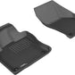 3D MAXpider 2015-2018 Volkswagen Golf Kagu 1st Row Floormat - Black L1VW05011509