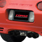 Corsa Performance 97-04 Chevrolet Corvette C5 Z06 5.7L V8 Black Xtreme Axle-Back Exhaust
