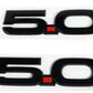 Ford Performance Parts 15-17 Ford Mustang 5.0L Fender Emblem Black