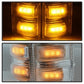 SPYDER xTune Ford Superduty 08-14 F250-F550 Amber LED Mirror Signal Lens - Clear ACC-LED-FDSD08-MR-C 9924736