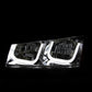 Anzo 2003-2006 Chevrolet Silverado 1500 Projector Headlights w/ U-Bar Chrom