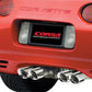 Corsa Performance 97-04 Chevrolet Corvette C5 Z06 5.7L V8 Polished Xtreme Axle-Back
